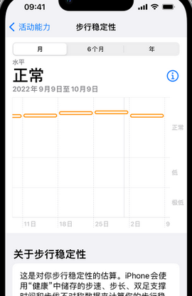 琼中iPhone手机维修如何在iPhone开启'步行稳定性通知'