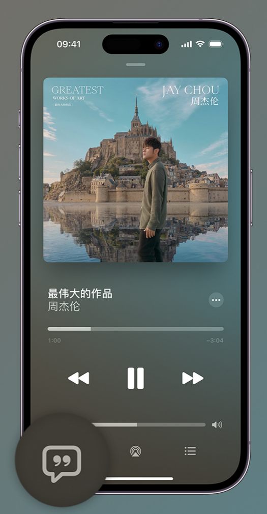 琼中iphone维修分享如何在iPhone上使用Apple Music全新唱歌功能 