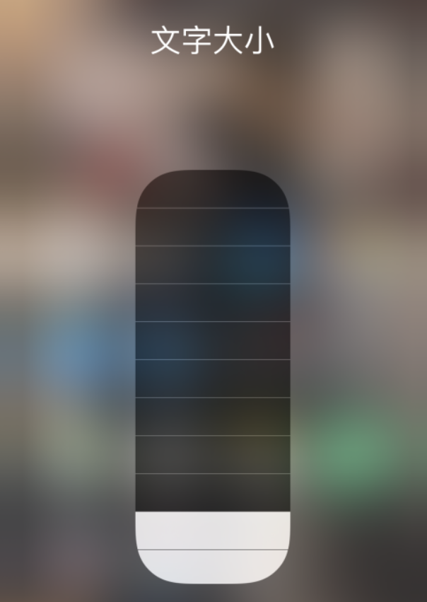 琼中苹果手机维修分享小技巧：在 iPhone 控制中心快速调节字体大小 