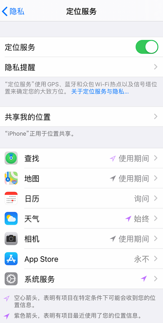琼中苹果手机维修分享iPhone 状态栏中时间显示为蓝色图标是什么情况 